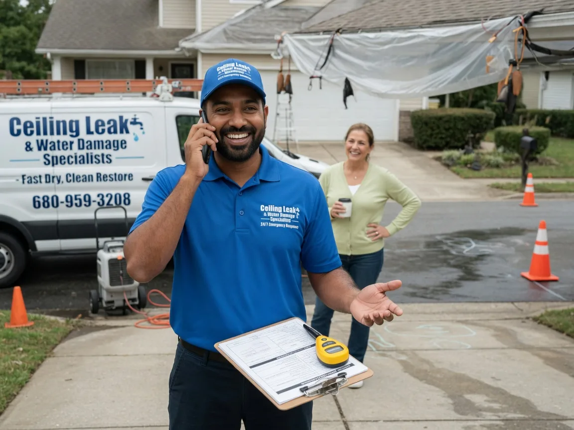 Ceiling Leak Cleanup Altamont, KS FAQs